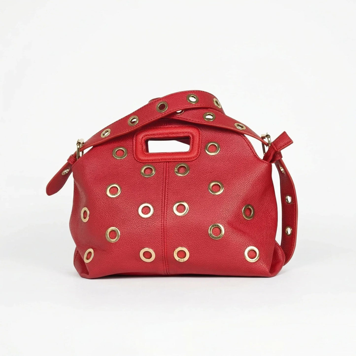 Stile Donna Bags - Borsa a Spalla con Occhielli Dorati