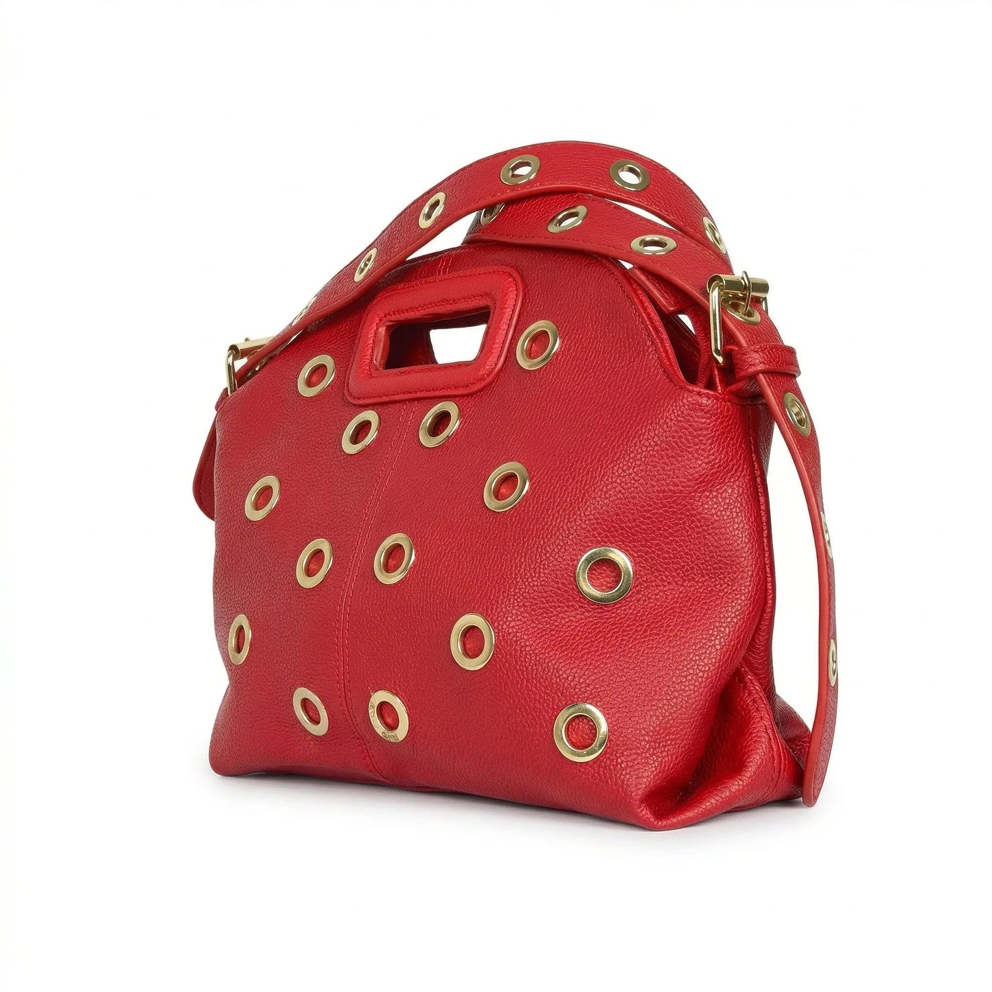 Stile Donna Bags - Borsa a Spalla con Occhielli Dorati