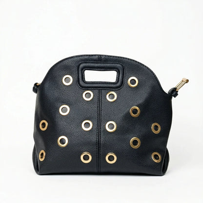 Stile Donna Bags - Borsa a Spalla con Occhielli Dorati