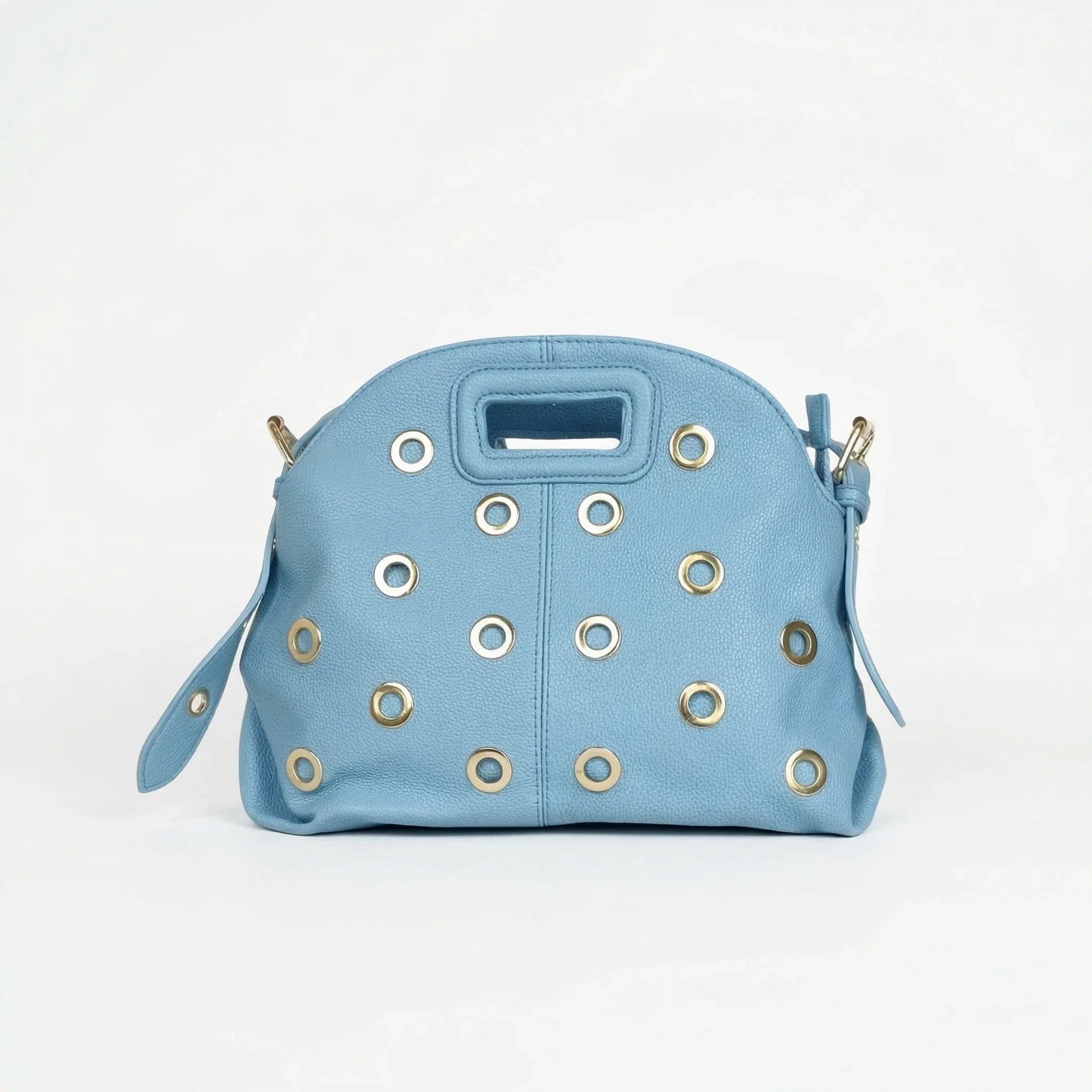 Stile Donna Bags - Borsa a Spalla con Occhielli Dorati