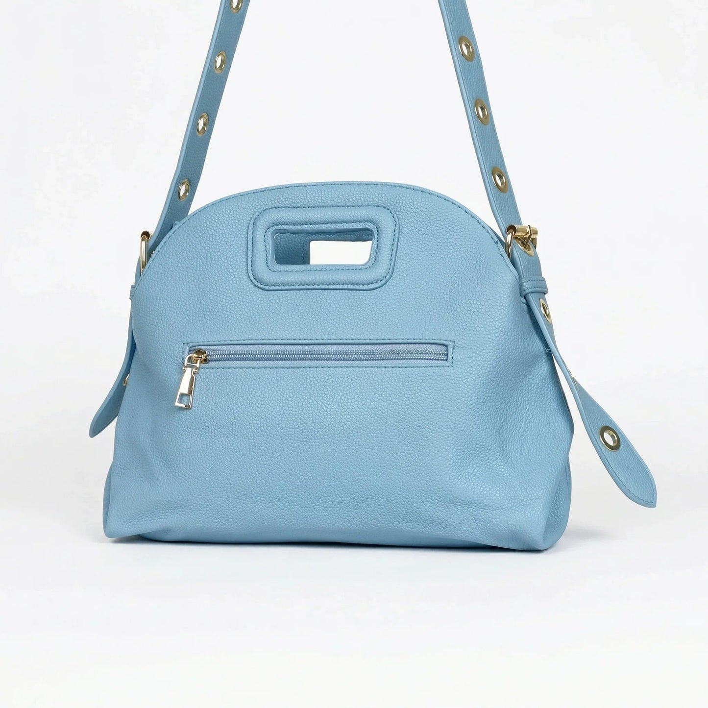 Stile Donna Bags - Borsa a Spalla con Occhielli Dorati