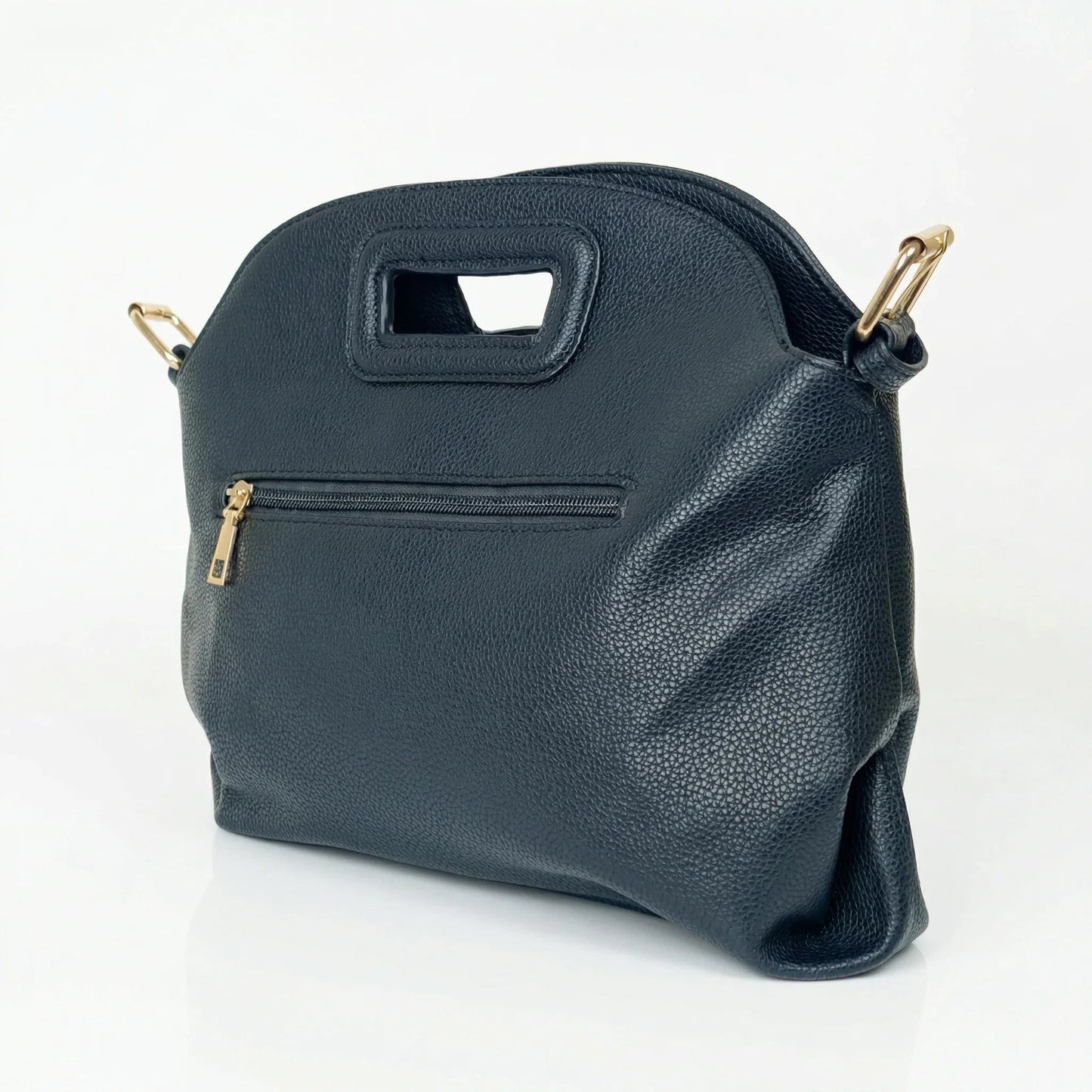Stile Donna Bags - Borsa a Spalla con Occhielli Dorati