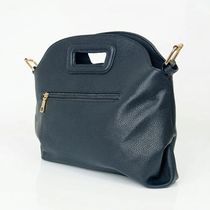 Stile Donna Bags - Borsa a Spalla con Occhielli Dorati