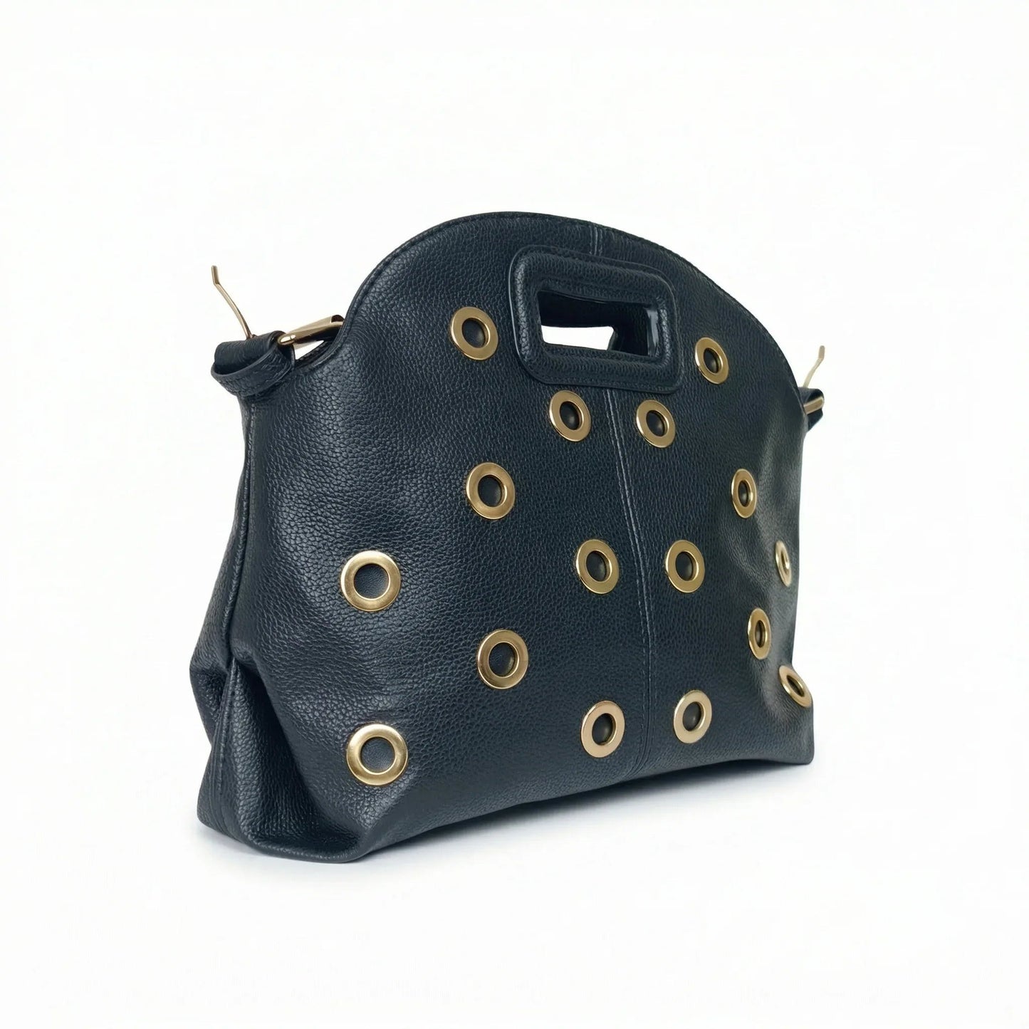 Stile Donna Bags - Borsa a Spalla con Occhielli Dorati