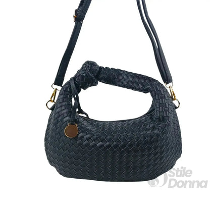 Stile Donna Bags - Borsa a Spalla Intrecciata con Nodo