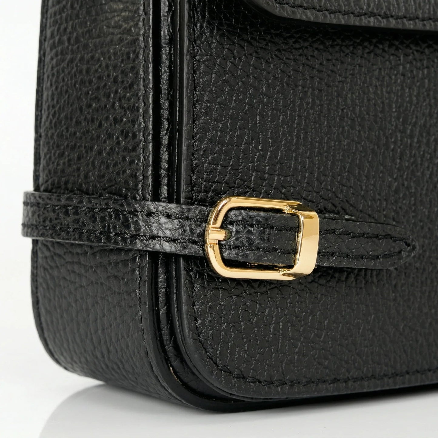 Stile Donna Bags - Buckle Up Borsa a Tracolla in Vera Pelle