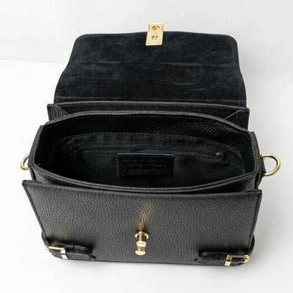Stile Donna Bags - Buckle Up Borsa a Tracolla in Vera Pelle