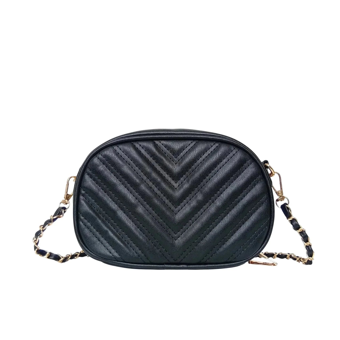 Stile Donna Bags - Borsa a Tracolla Ovale Trapuntata