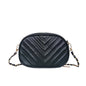 Stile Donna Bags - Borsa a Tracolla Ovale Trapuntata