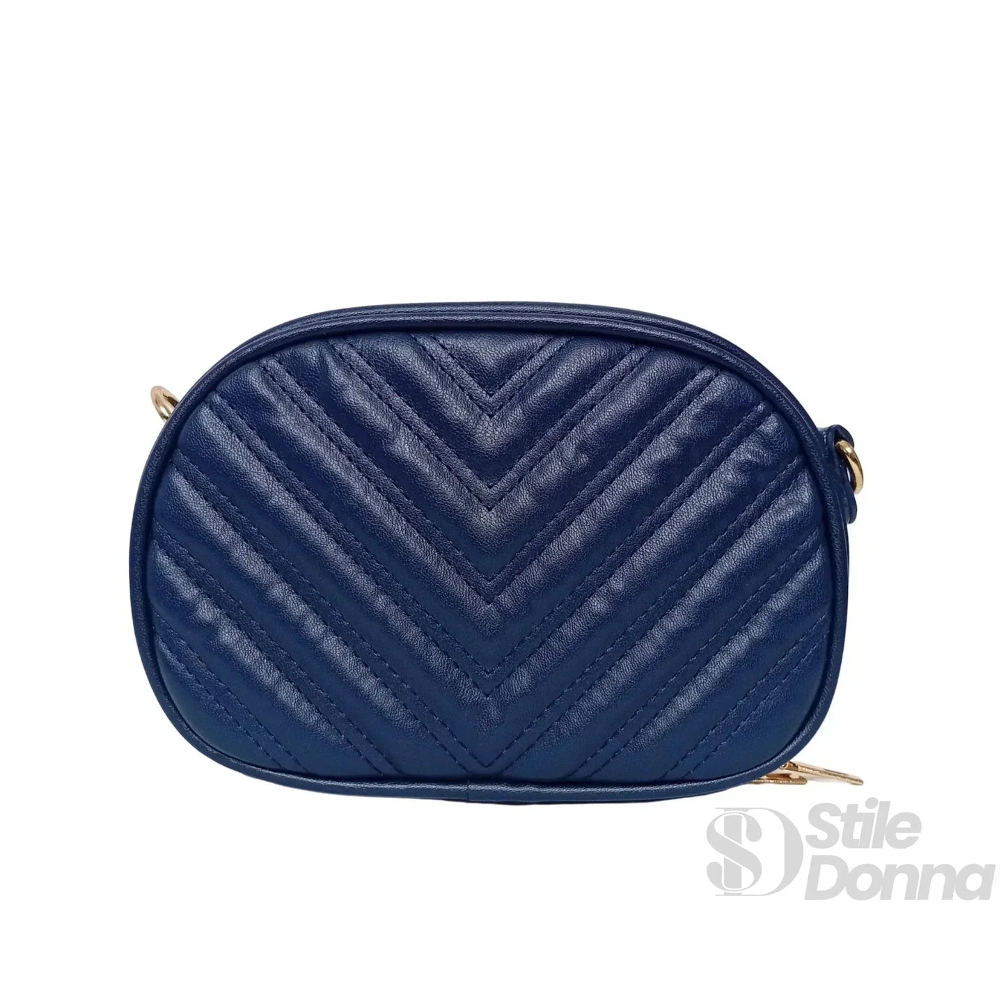 Stile Donna Bags - Borsa a Tracolla Ovale Trapuntata