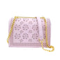 Stile Donna Bags - Borsa Viola con Catena Dorata