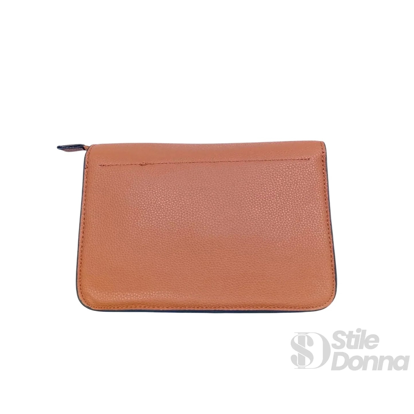 Stile Donna Bags - Borsa a Tracolla Marrone Finiture Oro