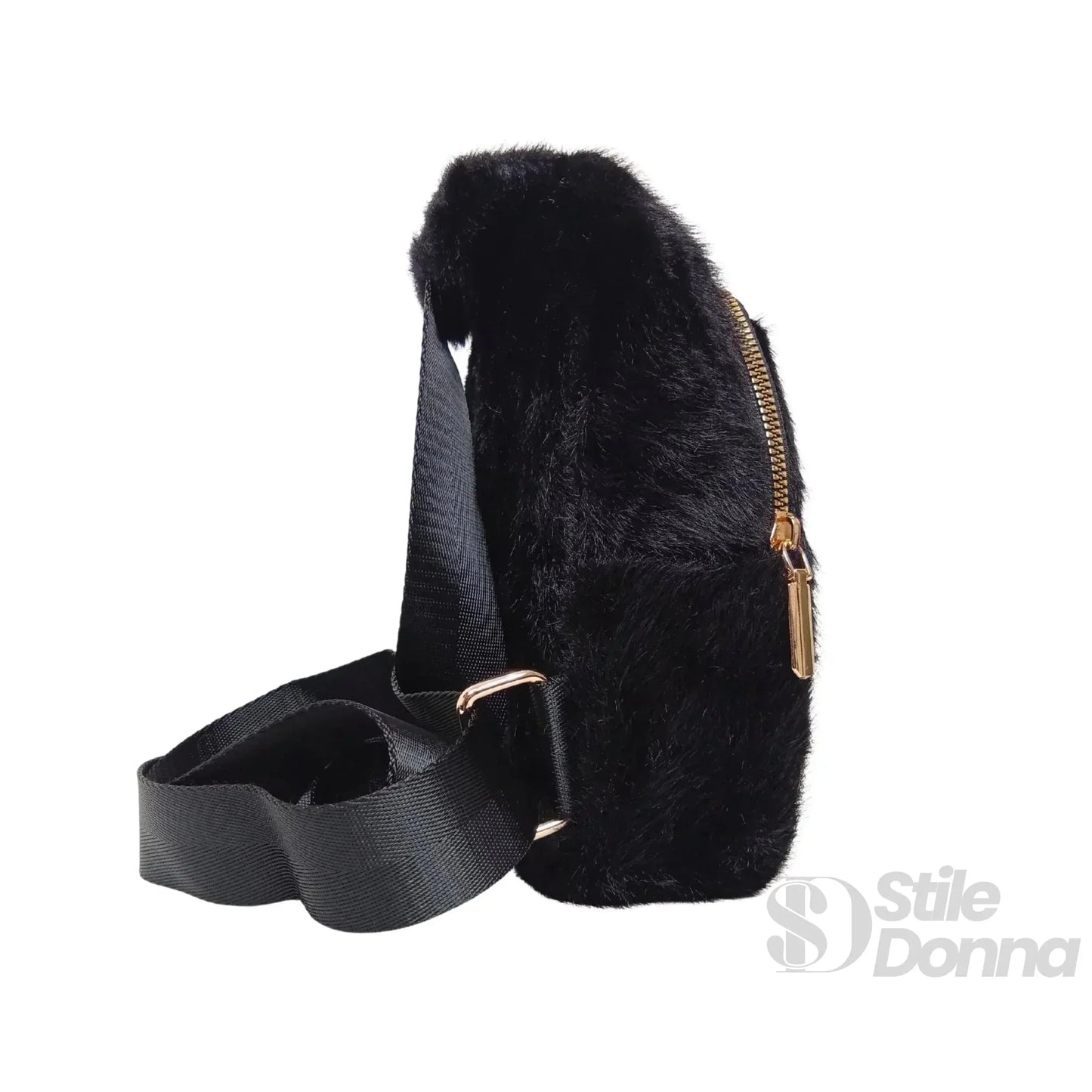 Stile Donna Bags - Borsa Mini in Pelliccia Sintetica