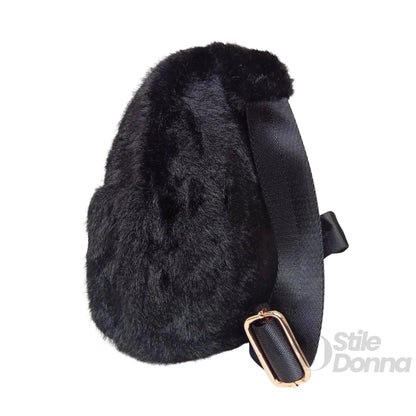 Stile Donna Bags - Borsa Mini in Pelliccia Sintetica