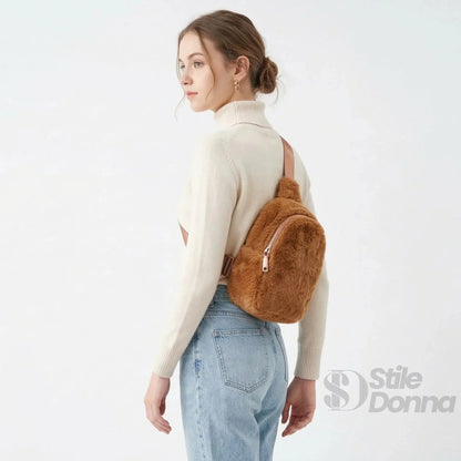 Stile Donna Bags - Borsa Mini in Pelliccia Sintetica
