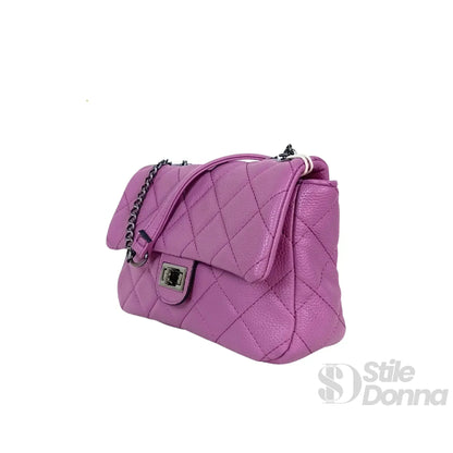 Stile Donna Bags - Borsa a Tracolla Finiture Argento