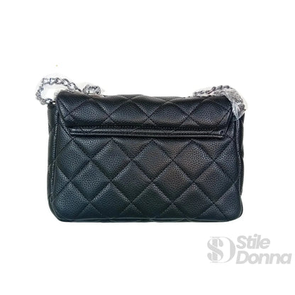 Stile Donna Bags - Borsa a Tracolla Finiture Argento