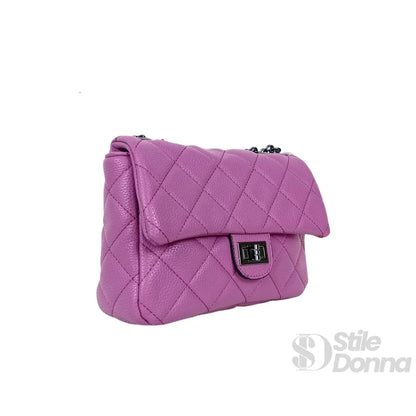 Stile Donna Bags - Borsa a Tracolla Finiture Argento