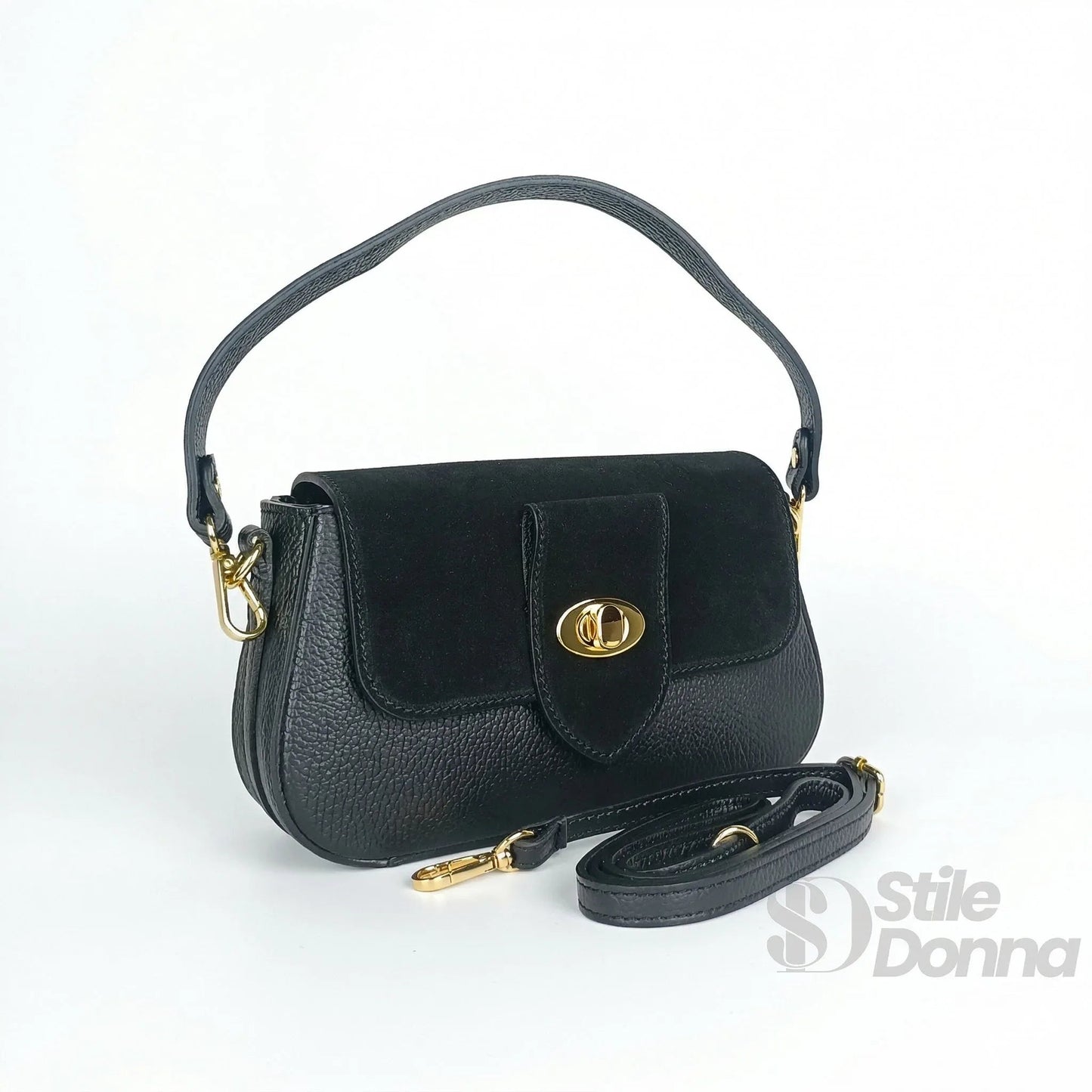 Stile Donna Bags - Bella Nova Borsa in Pelle e Camoscio