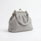 Stile Donna Bags - Borsa da Sera in Mesh di Strass Argento