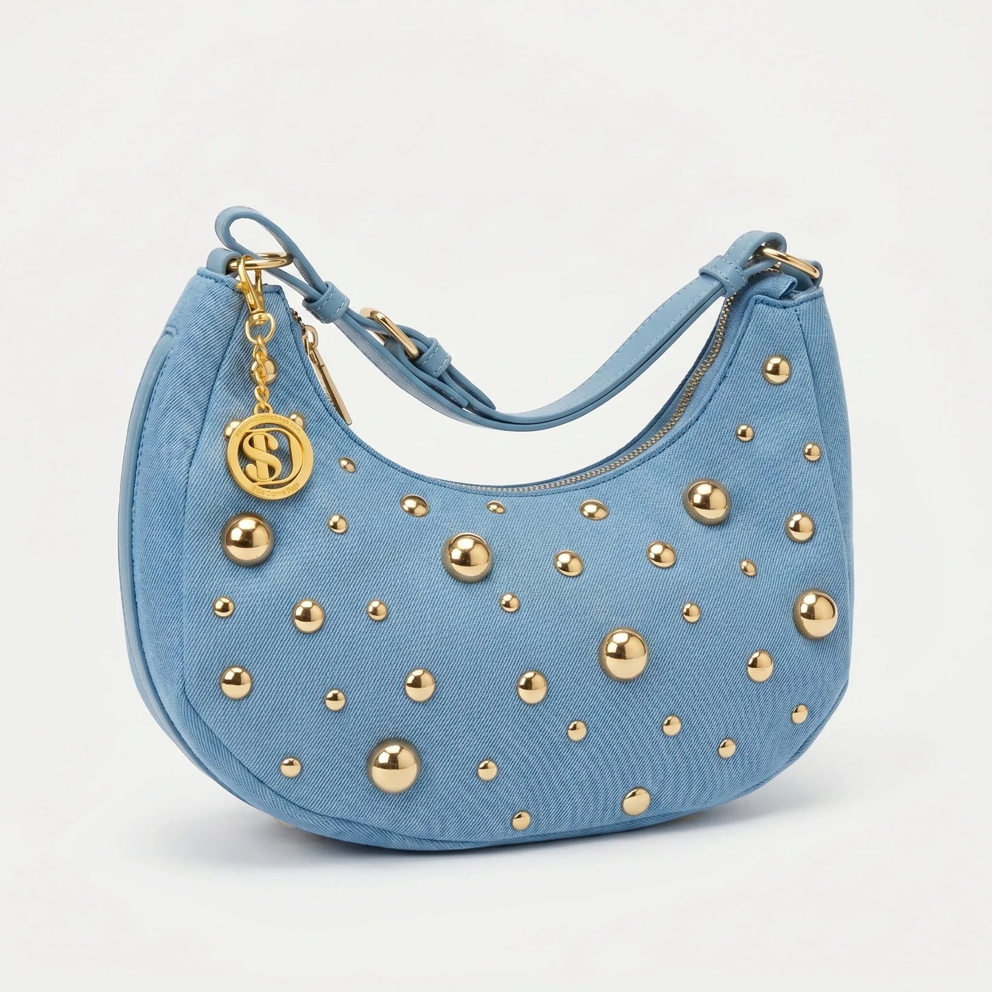 Stile Donna Bags - Borsa in Denim con Tracolla Rimovibile