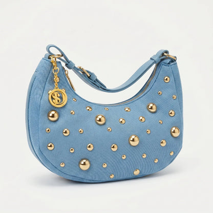 Stile Donna Bags - Borsa in Denim con Tracolla Rimovibile