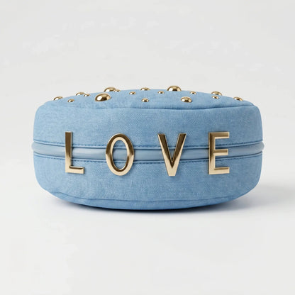 Stile Donna Bags - Borsa in Denim con Tracolla Rimovibile