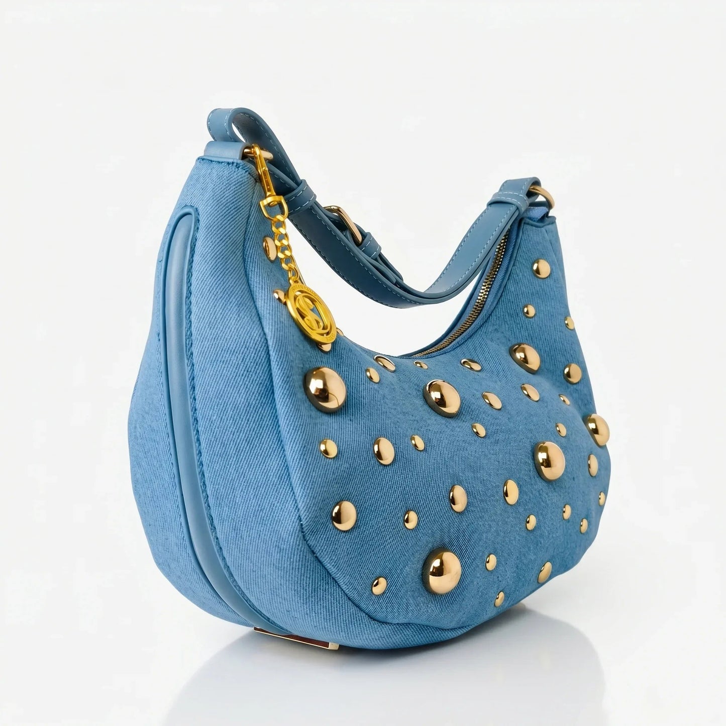 Stile Donna Bags - Borsa in Denim con Tracolla Rimovibile