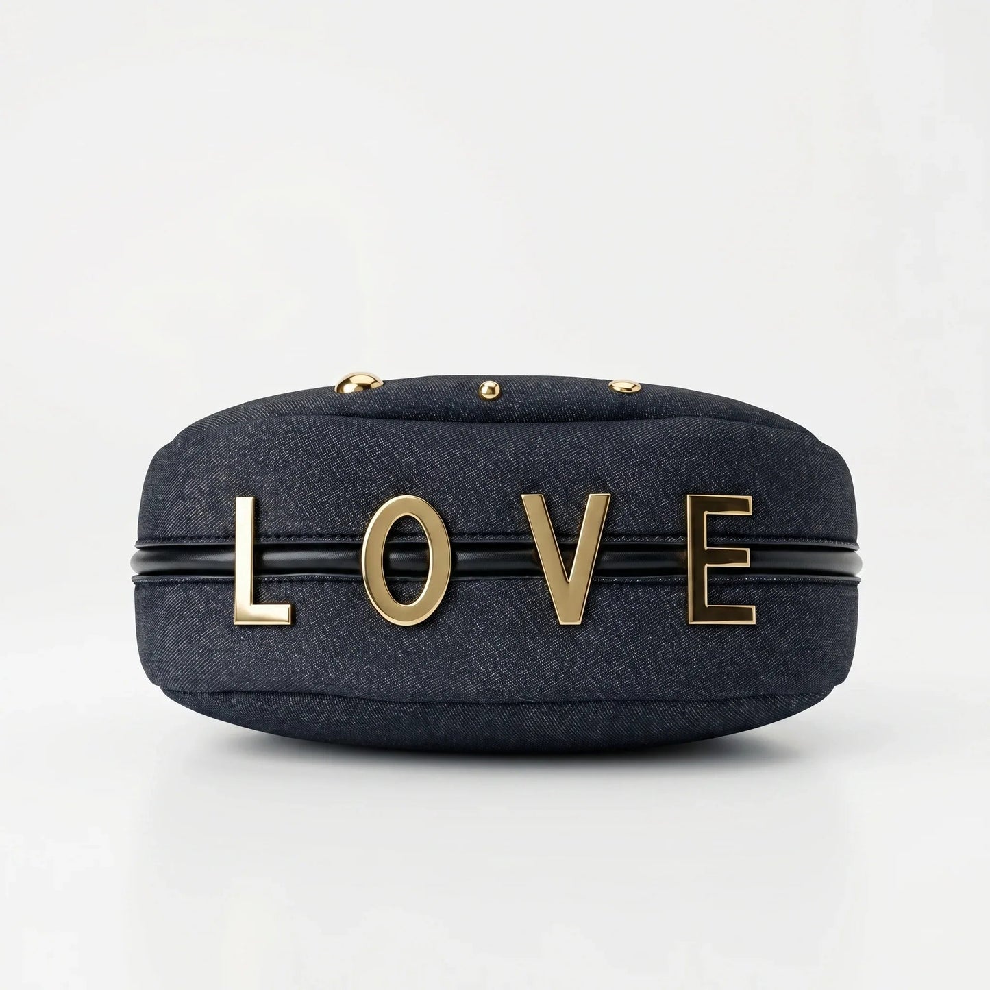 Stile Donna Bags - Borsa in Denim con Tracolla Rimovibile