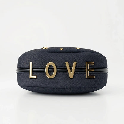 Stile Donna Bags - Borsa in Denim con Tracolla Rimovibile