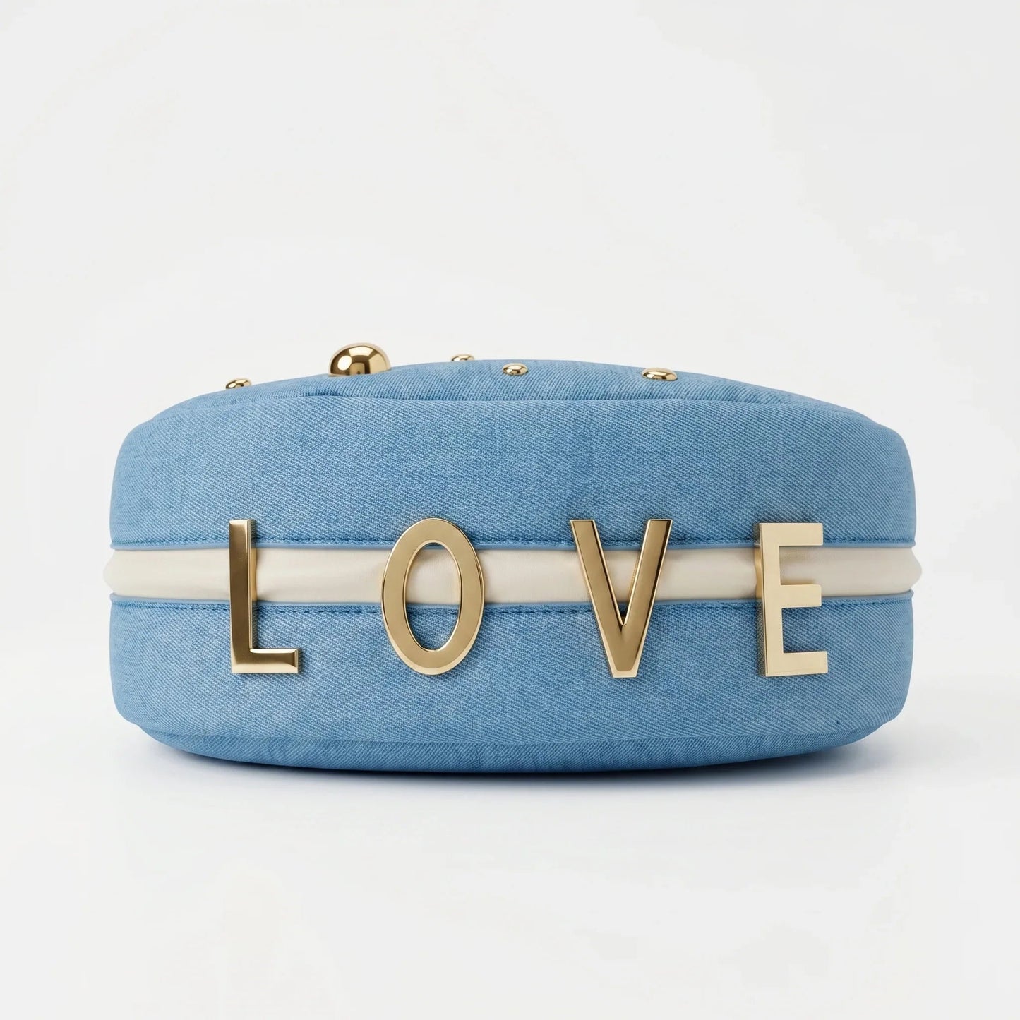 Stile Donna Bags - Borsa in Denim con Tracolla Rimovibile