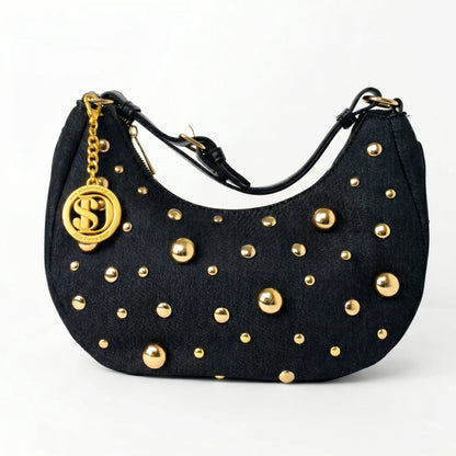 Stile Donna Bags - Borsa in Denim con Tracolla Rimovibile