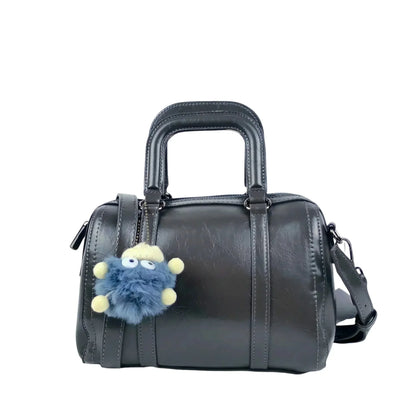 Stile Donna Bags - Borsa in Ecopelle Grigio Scuro