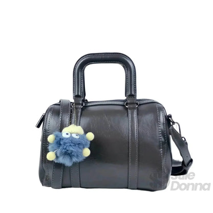 Stile Donna Bags - Borsa in Ecopelle Grigio Scuro