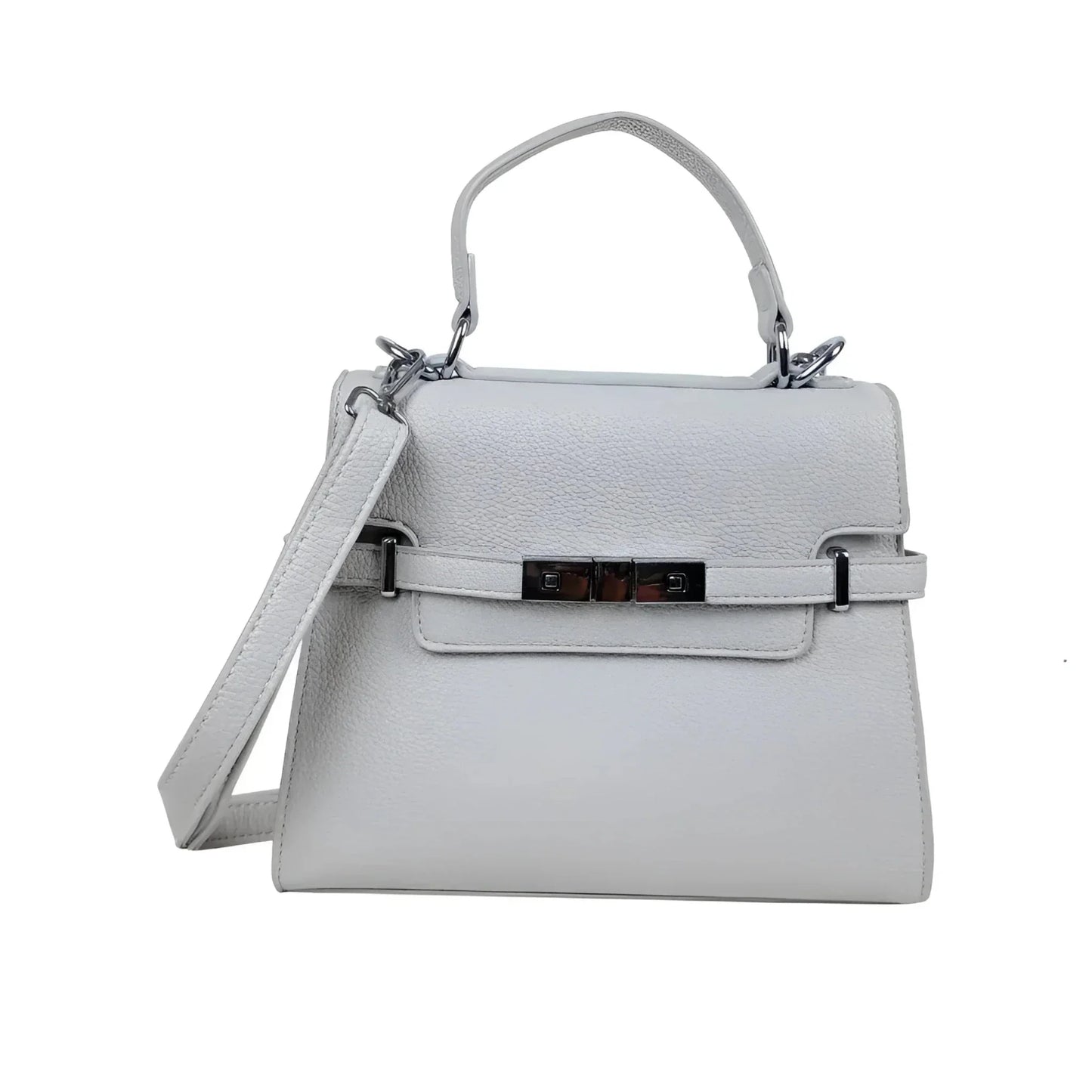 Stile Donna Bags - Borsa in Ecopelle Grigio