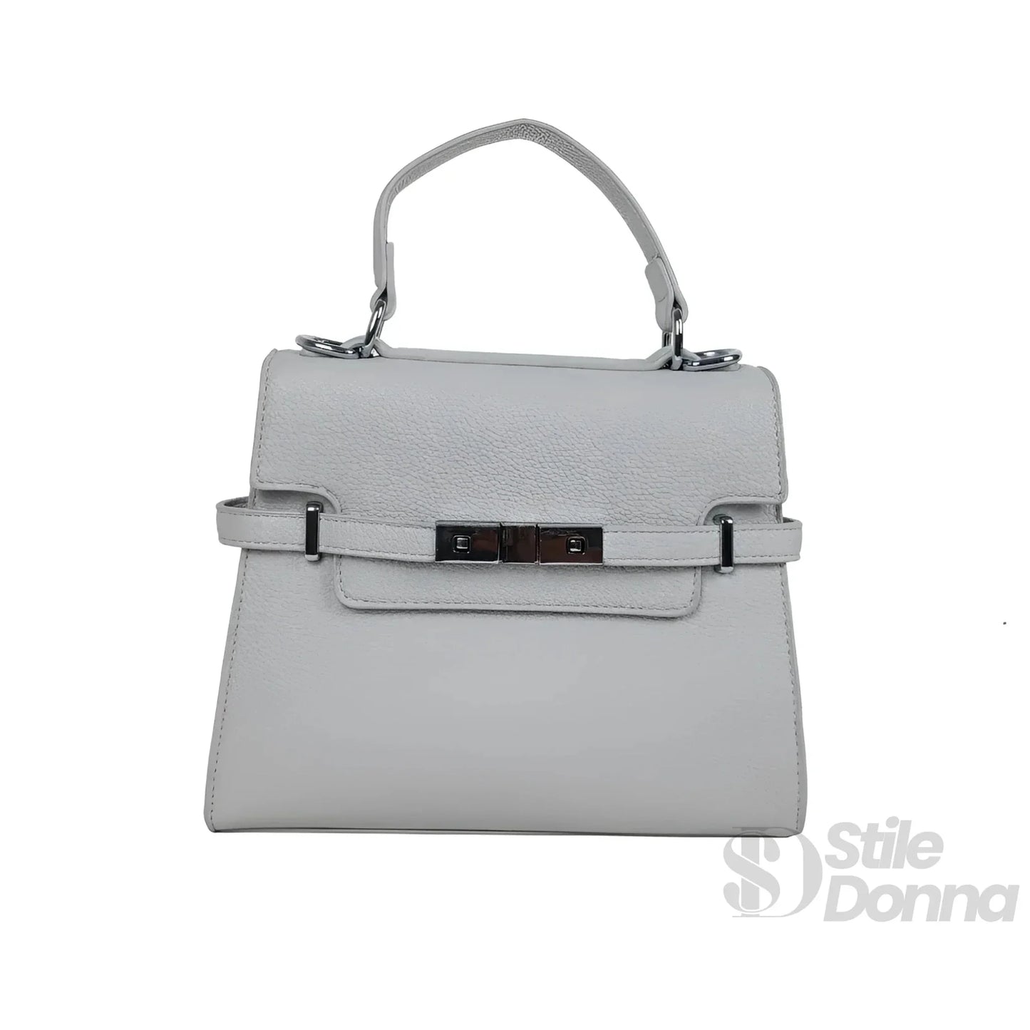 Stile Donna Bags - Borsa in Ecopelle Grigio