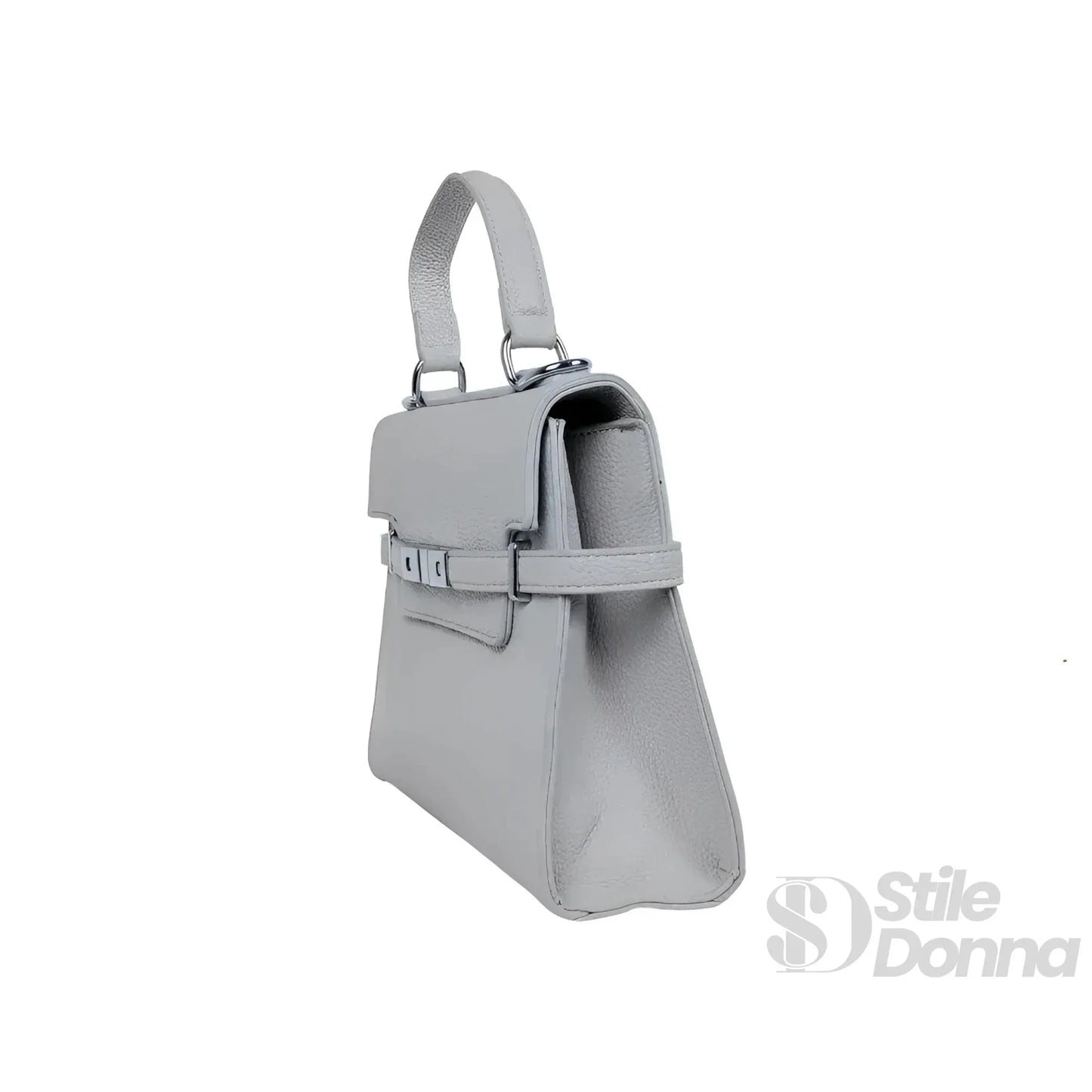 Stile Donna Bags - Borsa in Ecopelle Grigio