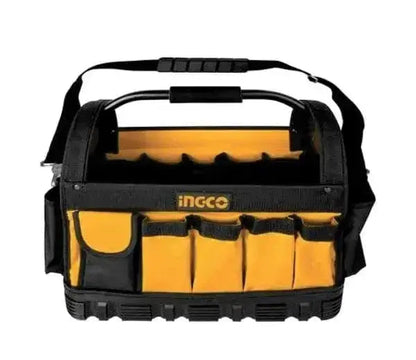 Ingco Werkzeugtasche mit starrem Boden, 40 cm