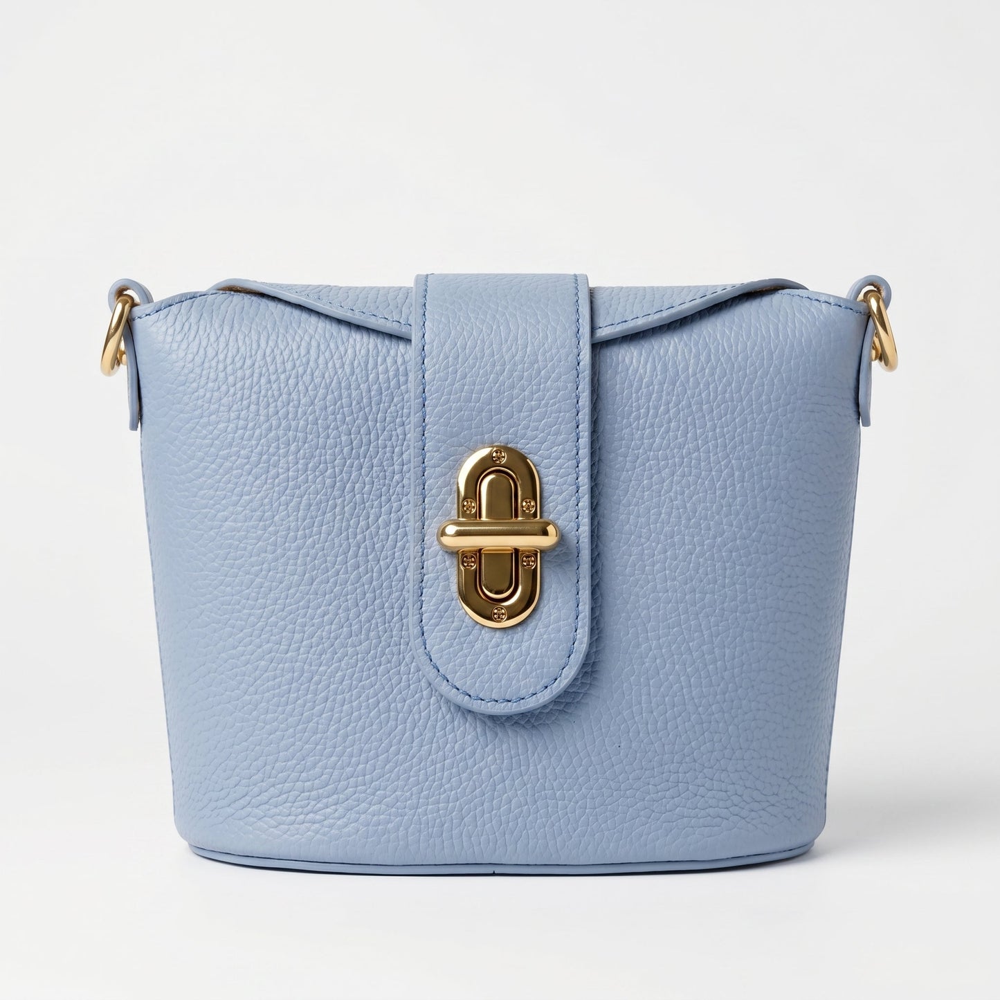 Stile Donna Bags - Emma Borsa in Vera Pelle con Chiusura a Torsione