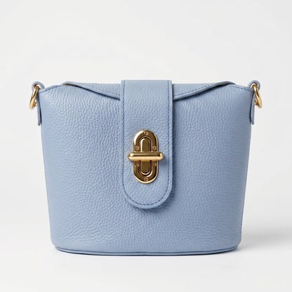 Stile Donna Bags - Emma Borsa in Vera Pelle con Chiusura a Torsione
