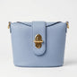 Stile Donna Bags - Emma Genuine Leather Bag with Twist Lock
