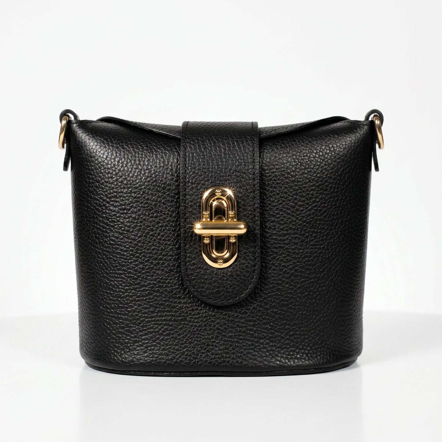 Stile Donna Bags - Emma Borsa in Vera Pelle con Chiusura a Torsione