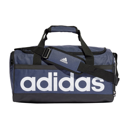Adidas Duffel HR5349 Borsone Medio Palestra Blu-Bianco Sportivo