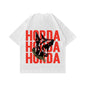 Horda X3 White Boxy Fit T-shirt 100% Cotton