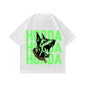 Horda X3 White Boxy Fit T-shirt 100% Cotton