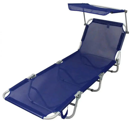 Brandina Sofia Textilene con Tettuccio Azzurro - Dimensioni: cm 190 x 58 x 25 h