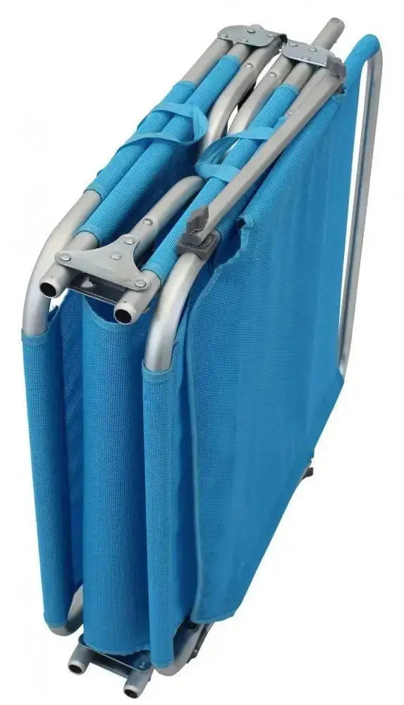 Brandina Sofia Textilene con Tettuccio Azzurro - Dimensioni: cm 190 x 58 x 25 h