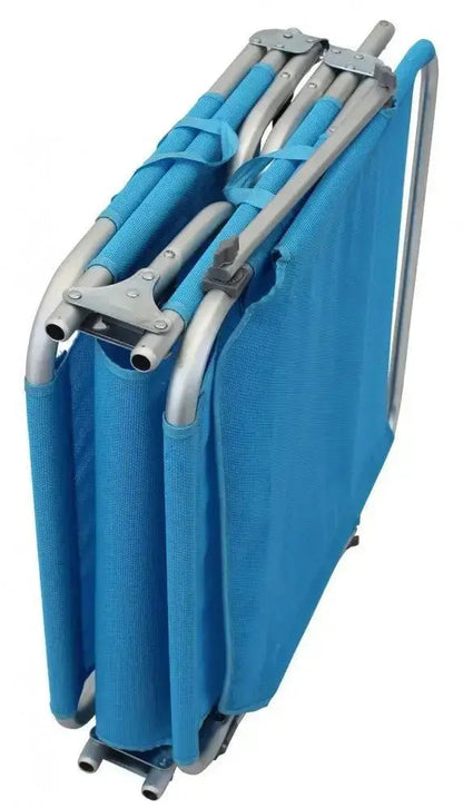 Brandina Sofia Textilene con Tettuccio Azzurro - Dimensioni: cm 190 x 58 x 25 h
