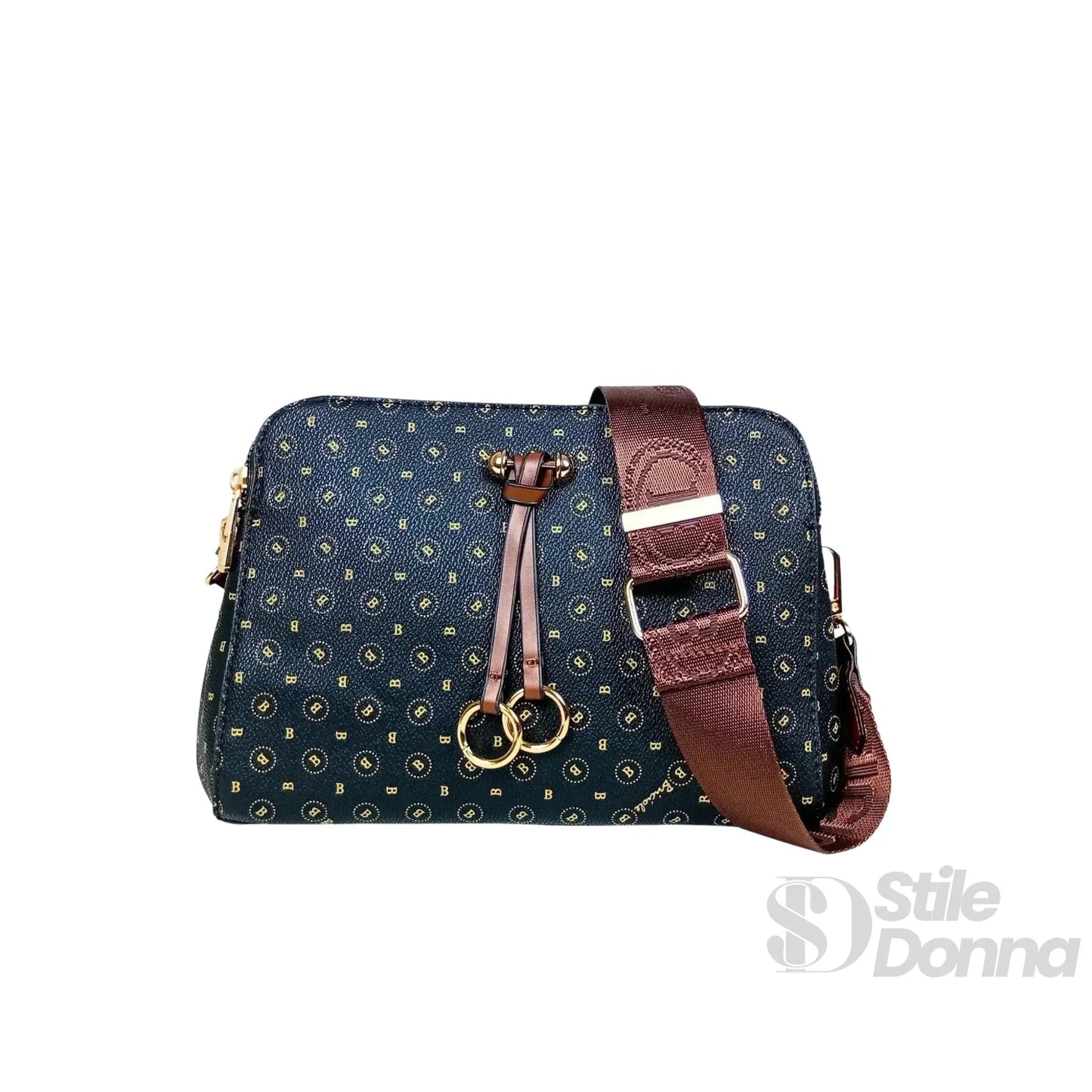 Briciole Borsa a Tracolla con Monogramma