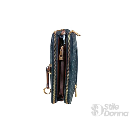 Briciole Borsa a Tracolla con Monogramma